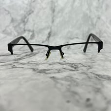 Armani Exchange AX1015 6070 Eyeglasses Rectangular Black Half Rim 52-17-140