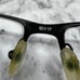 Armani Exchange AX1015 6070 Eyeglasses Rectangular Black Half Rim 52-17-140
