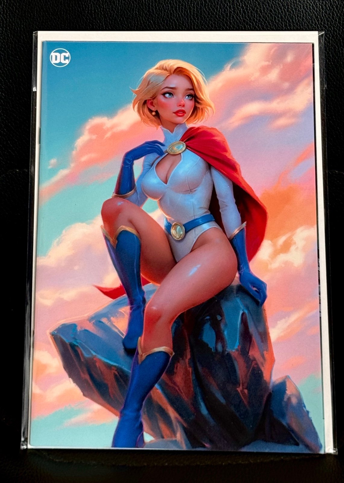 POWER GIRL #5 -WILL JACK MINIMAL TRADE VIRGIN VARIANT LTD 1000-NM