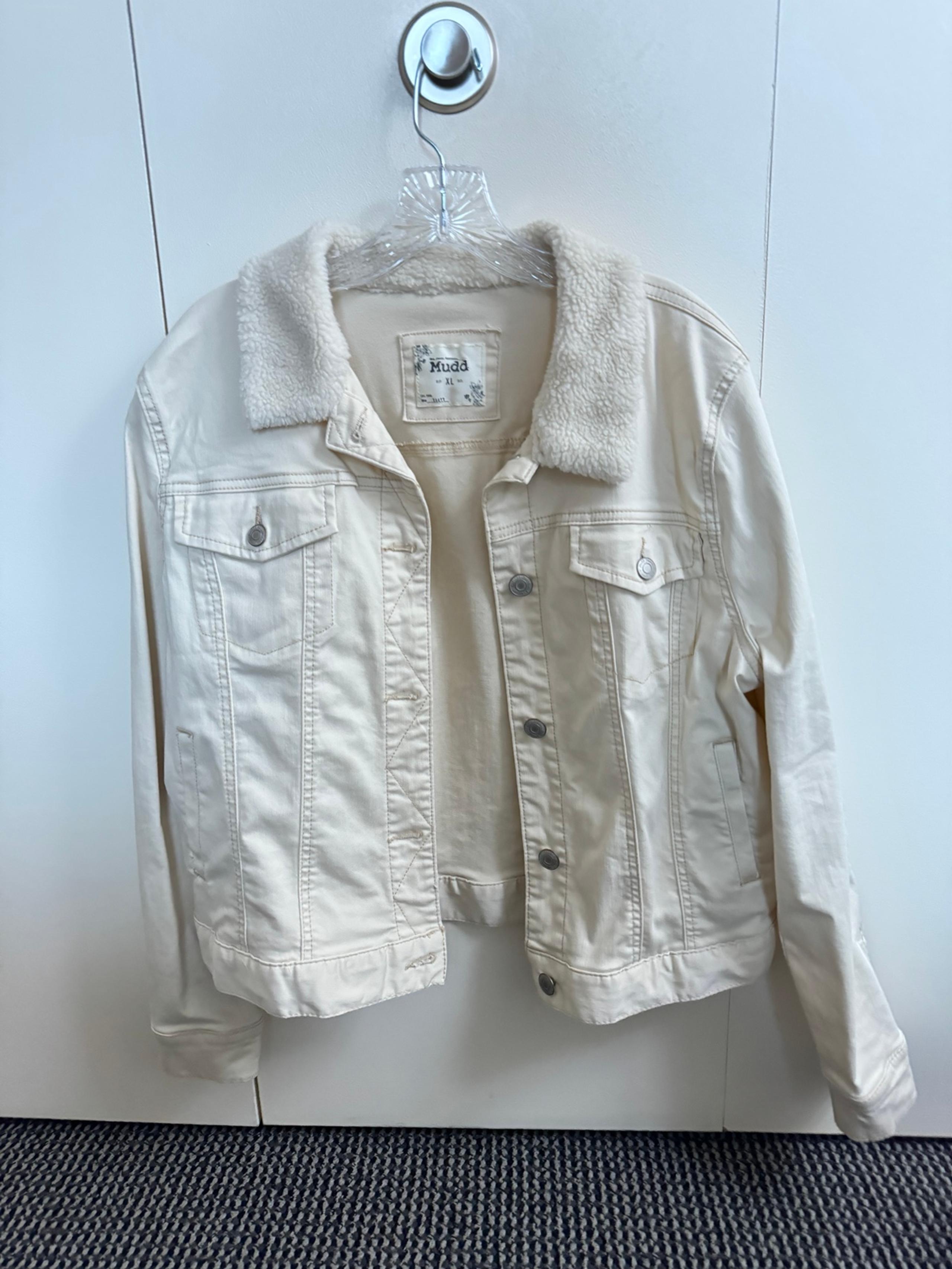 Mudd Cream Cotton Denim Jacket