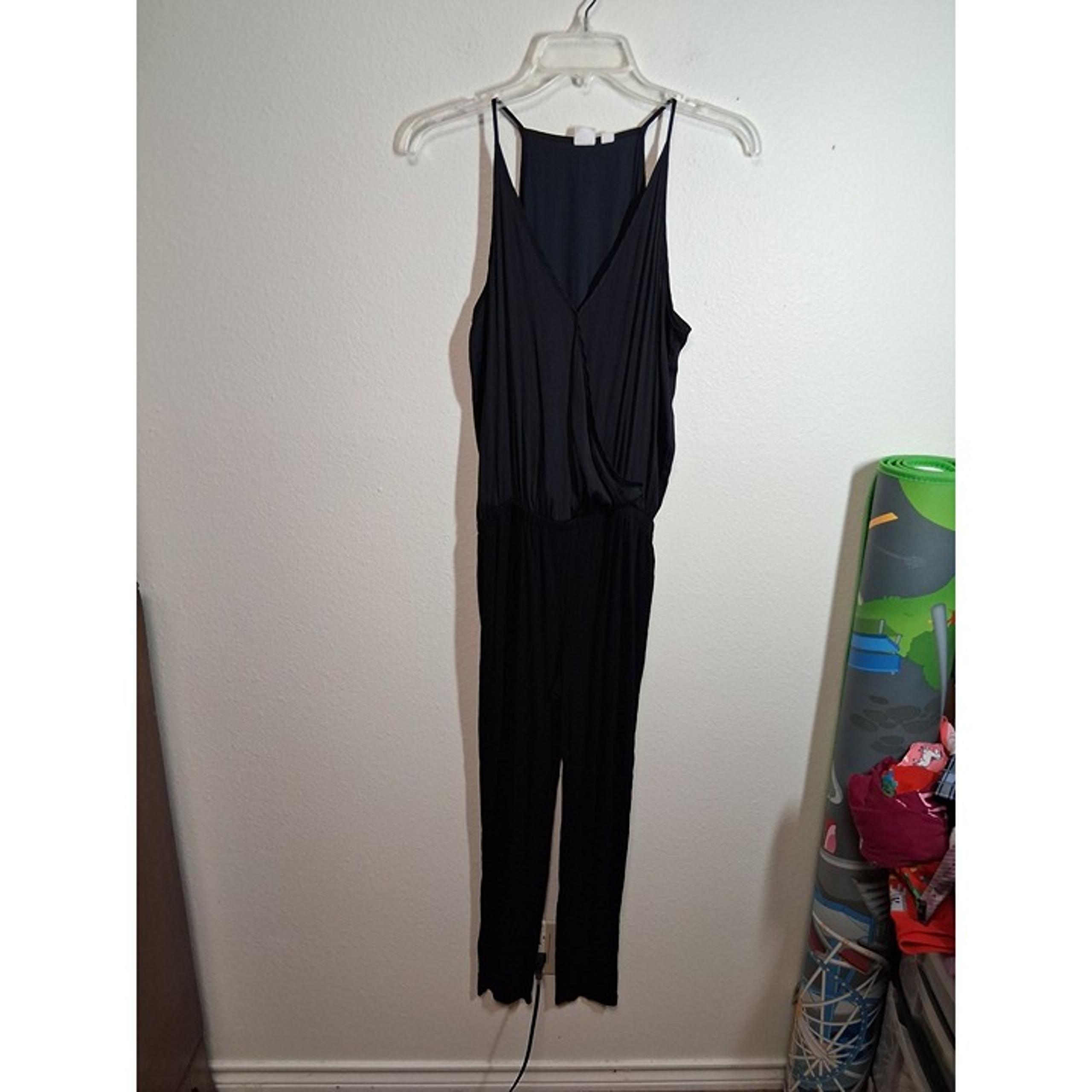 Gap Pants Jumpsuit Romper Casual Y2K Trendy Chic Vacation Black Women's Size XS