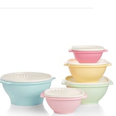 Tupperware 5pc vintage servalier