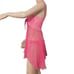 Victorias Secret Teddy Babydoll Chemise M Gold Label Pink Chiffon Skirt Fairy.