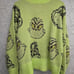 Nwt Girl Crew Neck Long Sleeve Pullover Cozy Dr. Seuss Grinch Sweater Sz XL Plus