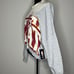 Miami Heat NBA Basketball Antigua Cropped Sweatshirt Grey, Size M, NWT
