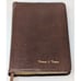 Holy Bible KJV Nelson 487 Br Brown Cowhide 1972 Reference King James VTG 1970s