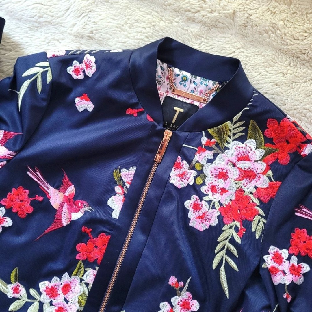 LIKE NEW TED BAKER ORIENTAL BOMBER JACKET