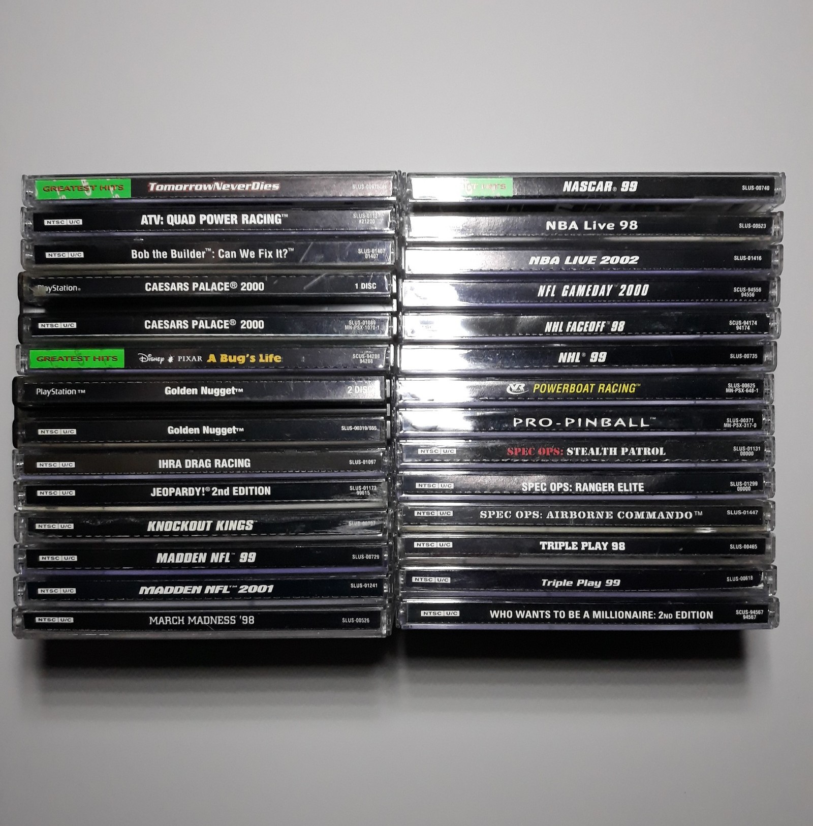 Bundle Lot of 26 Assorted Games for Playstation 1 PS1