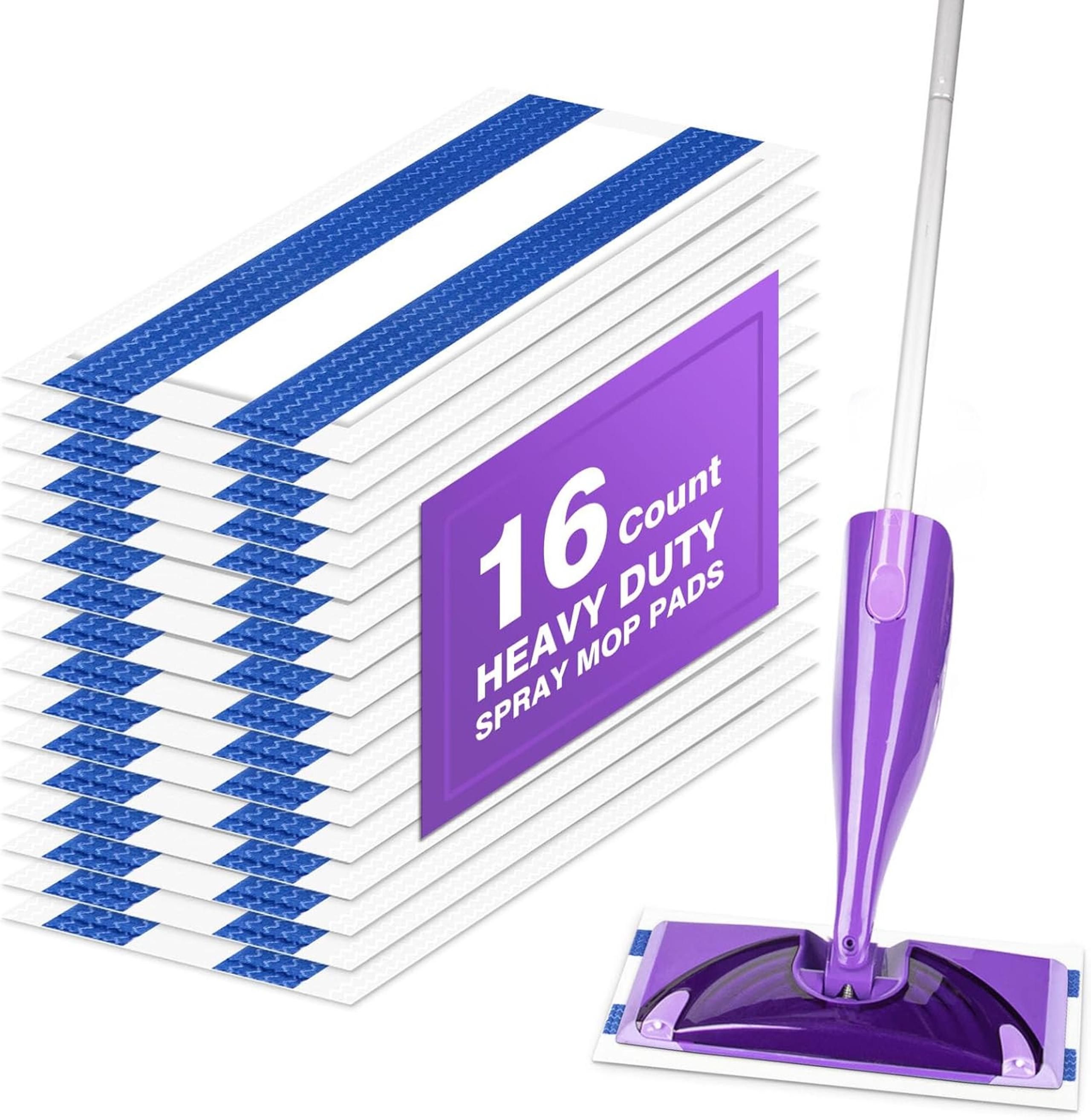 16x Reusable Mop Pads for Swiffer WetJet Refill Washable Multi Surface