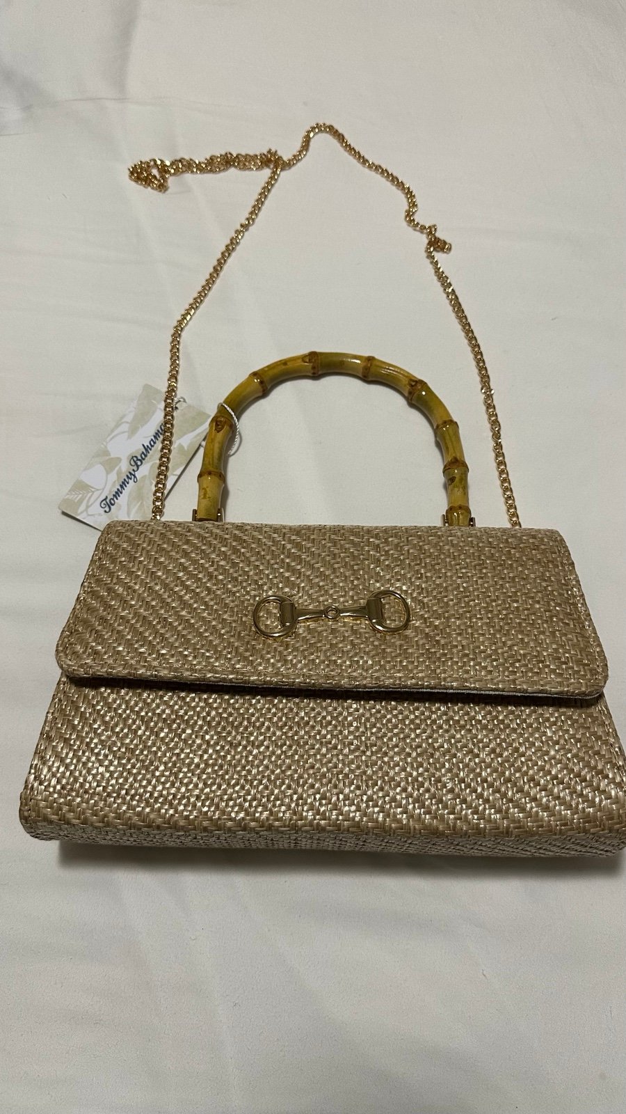 Tommy Bahama straw bag (NWT)