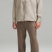 Mens Lululemon Sueded Camp Collar Overshirt Size Large Riverstone
