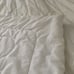 Vintage Full/Queen Comforter Quilt Cream Lace Trim Cottage Granny Core 74”x 84