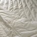 Vintage Full/Queen Comforter Quilt Cream Lace Trim Cottage Granny Core 74”x 84