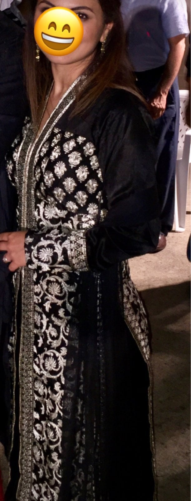 Beautiful black velvet indian pakistani