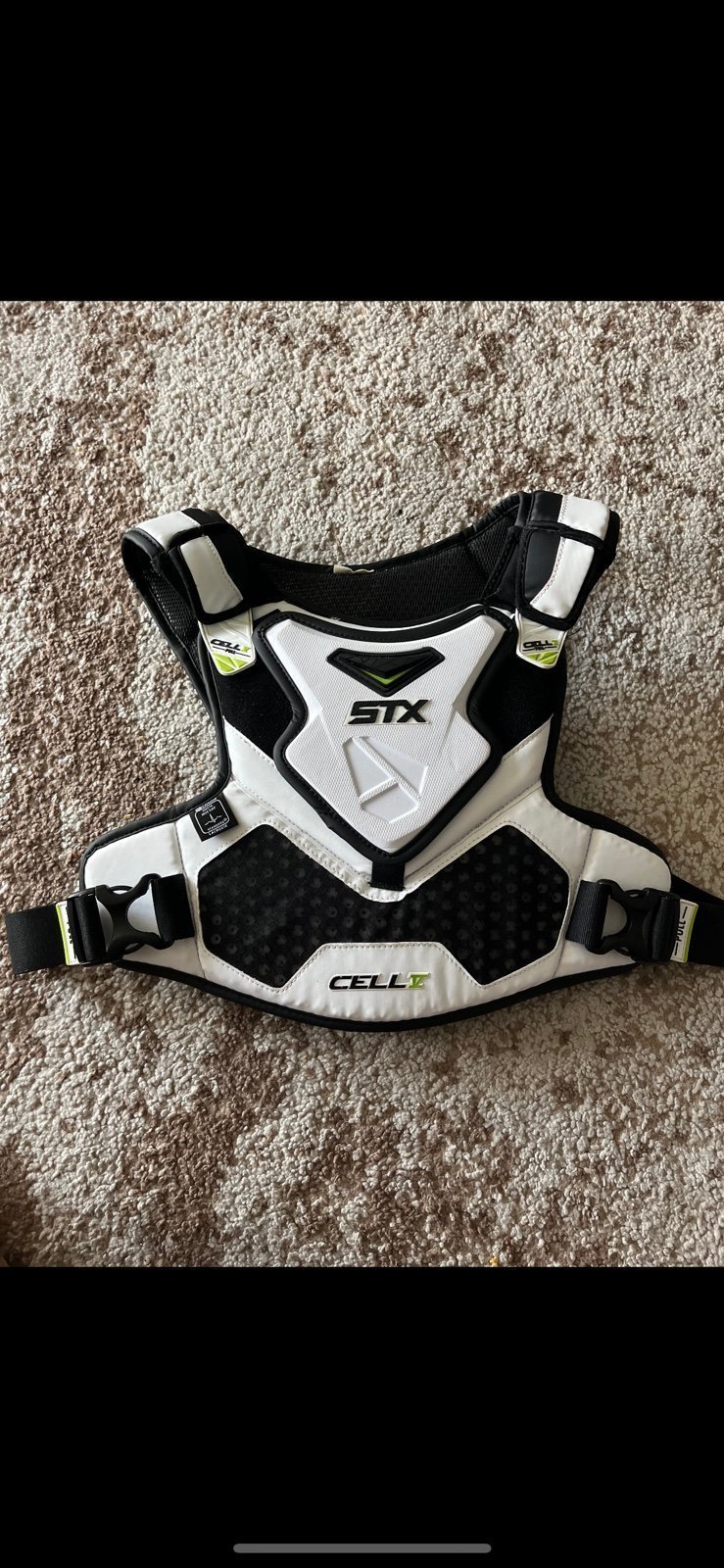On hold lacrosse gear