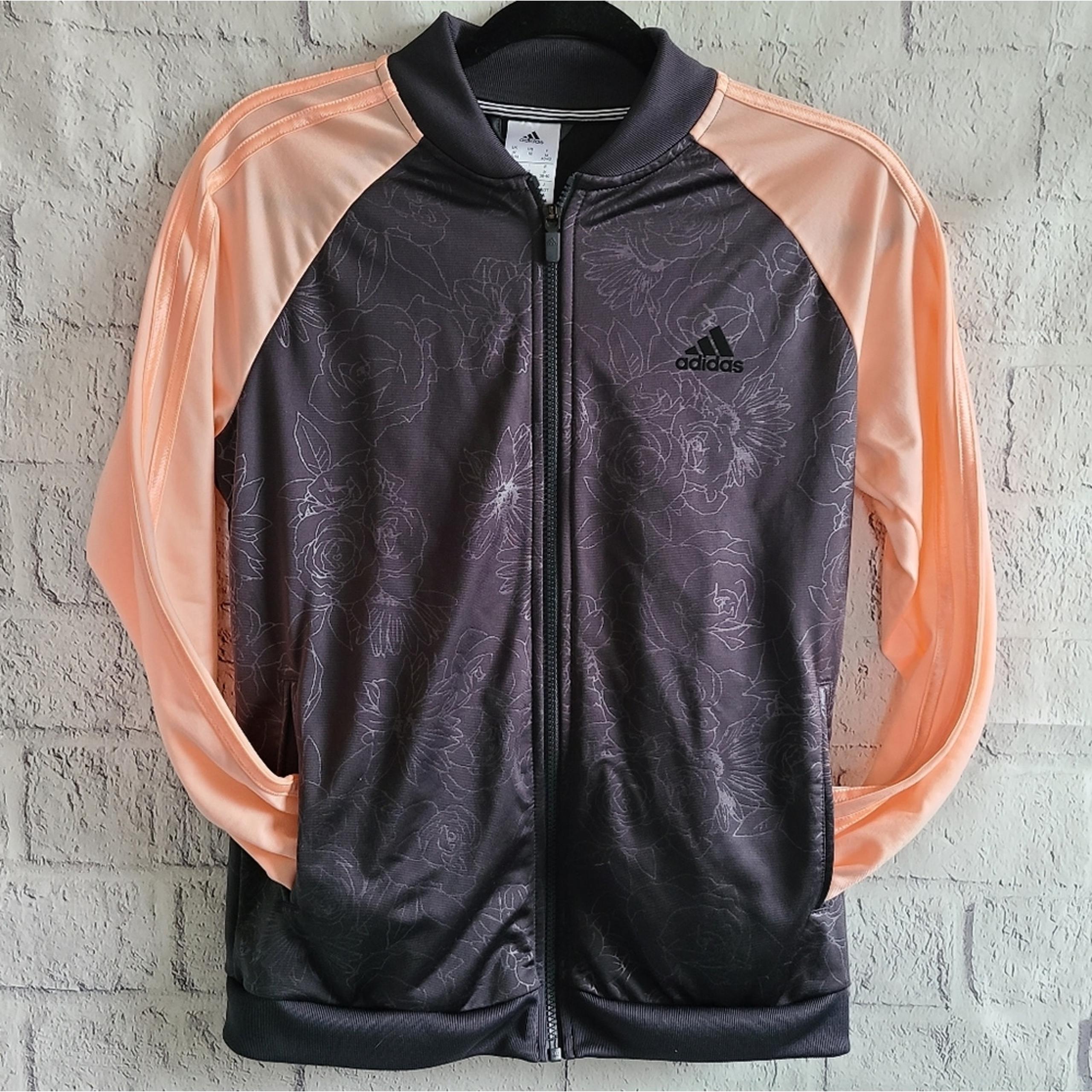 Adidas Originals Peach Floral Track Jacket Women's Medium