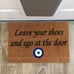 Leave Your Shoes & Ego At The Door Doormat