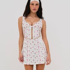 For Love & Lemons Xander Mini Slip Dress