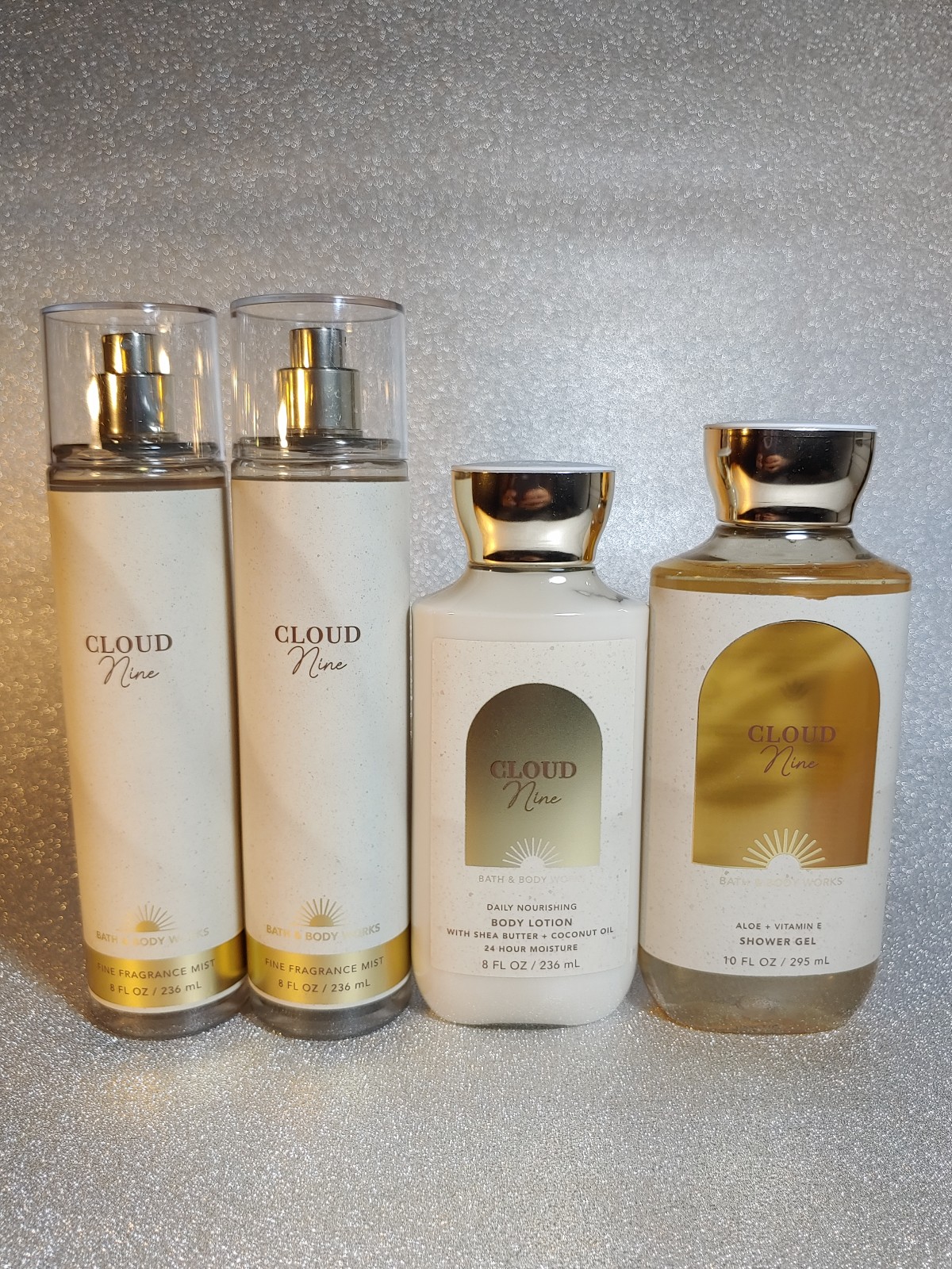 Bath & Body Works Cloud Nine 4 Piece Set.