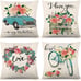 ~ 4pcs 18x18 Decorative Pillow Covers