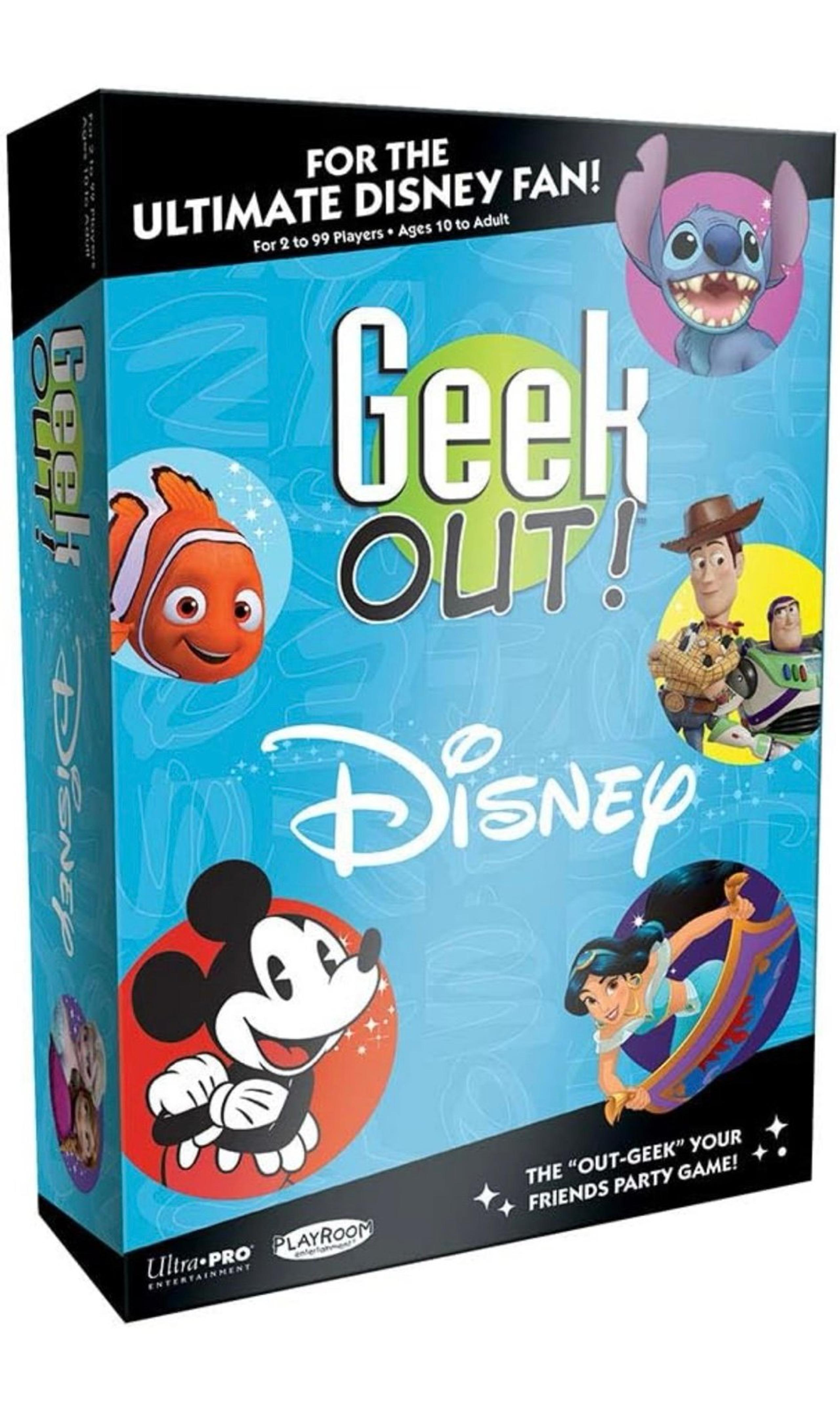 Geek Out! Disney Party Board Game NEW
