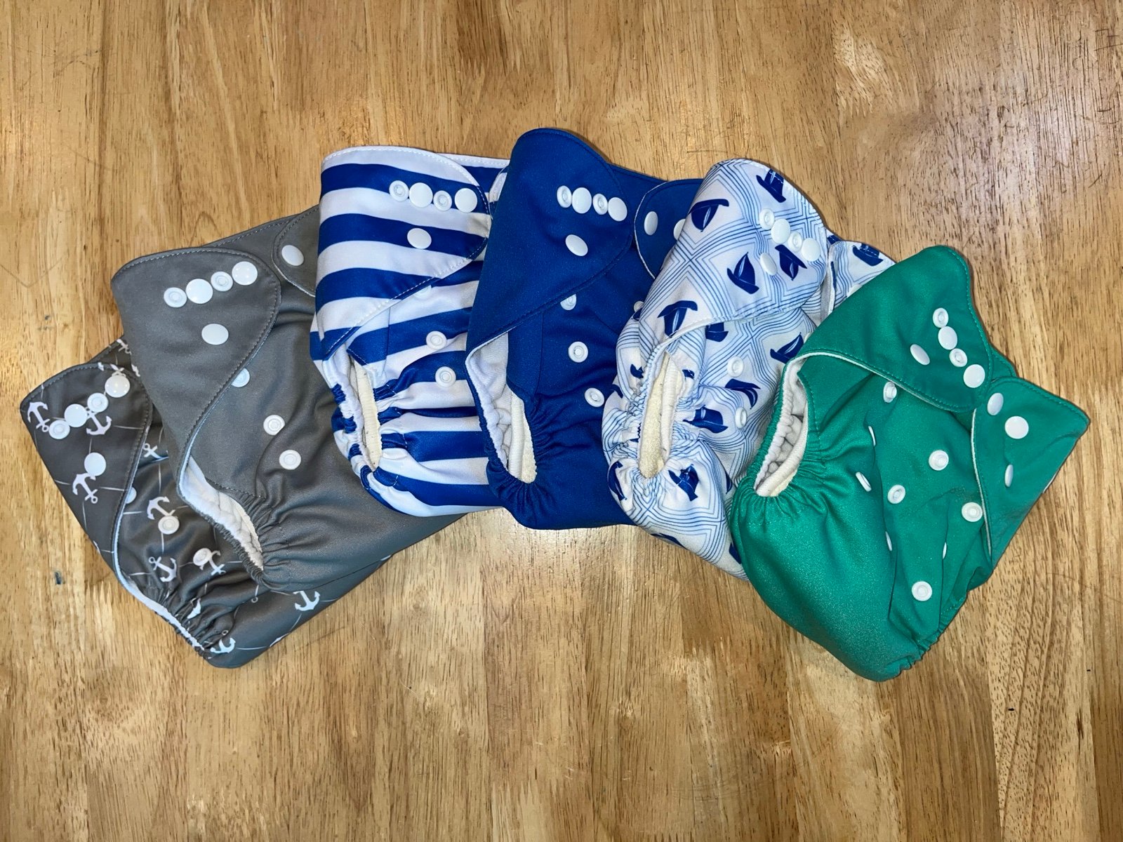 6 Nora’s nursery OS pocket diapers + inserts