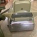 Vintage avocado green iron