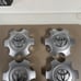 T69440 4X Sequoia Tundra 03-07 Wheel Center Hub Caps Silver FOR Toyota
