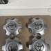 T69440 4X Sequoia Tundra 03-07 Wheel Center Hub Caps Silver FOR Toyota
