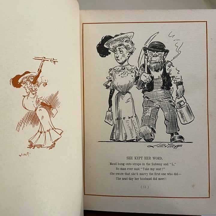 Why they married James Montgomery Flagg 1906 vtg illustrated by Flagg First Ed