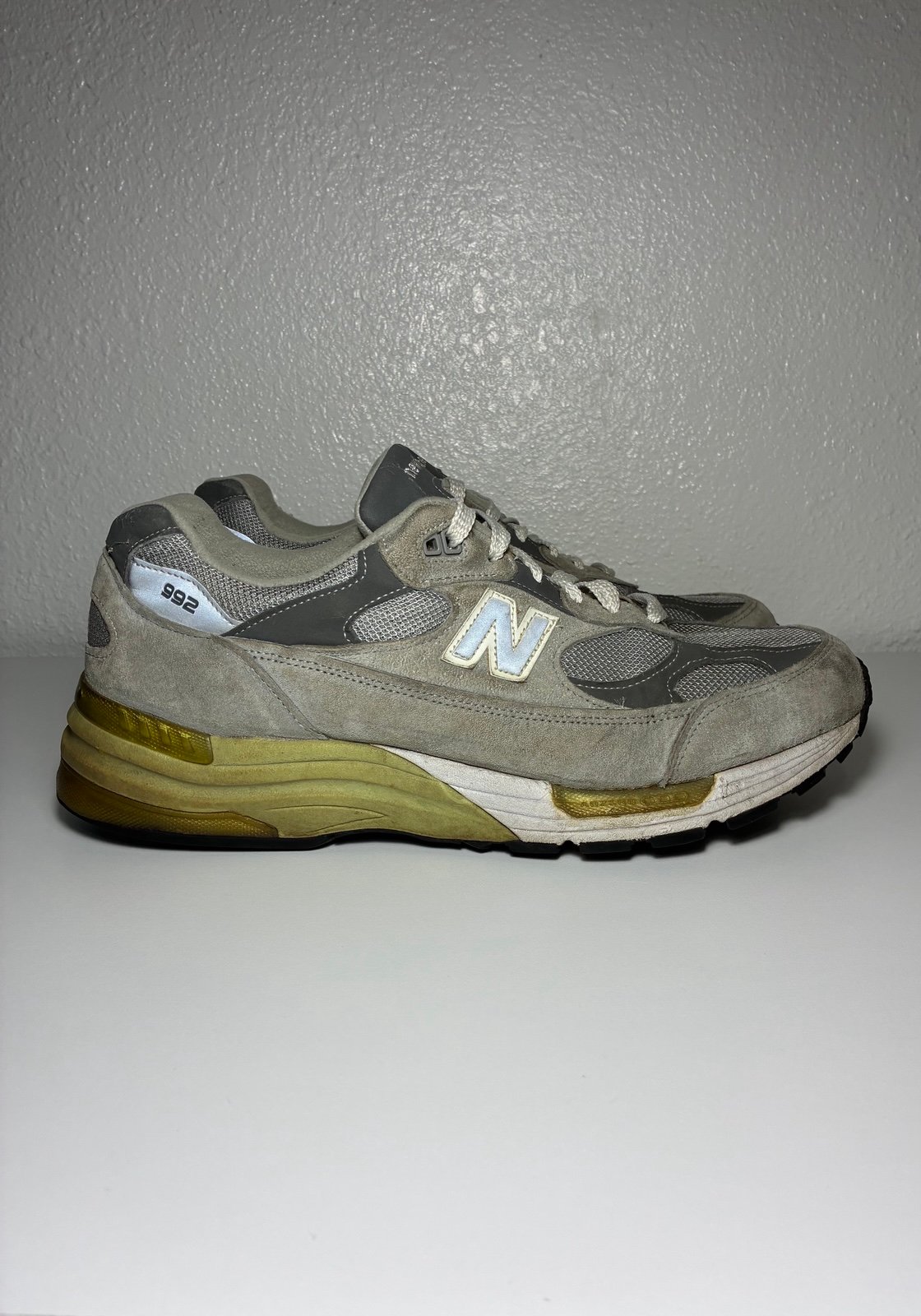 2007 Vintage New Balance 992 MADE IN USA RARE Classic Grey M992GL Mens Size 10.5