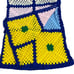 Vintage Afghan Handmade Granny Square Crochet Knit Blanket Multicolored Throw