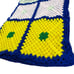 Vintage Afghan Handmade Granny Square Crochet Knit Blanket Multicolored Throw
