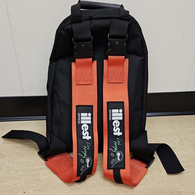 Brand New illest Bride Red Harness Detachable Adjustable Shoulder Strap Backpack