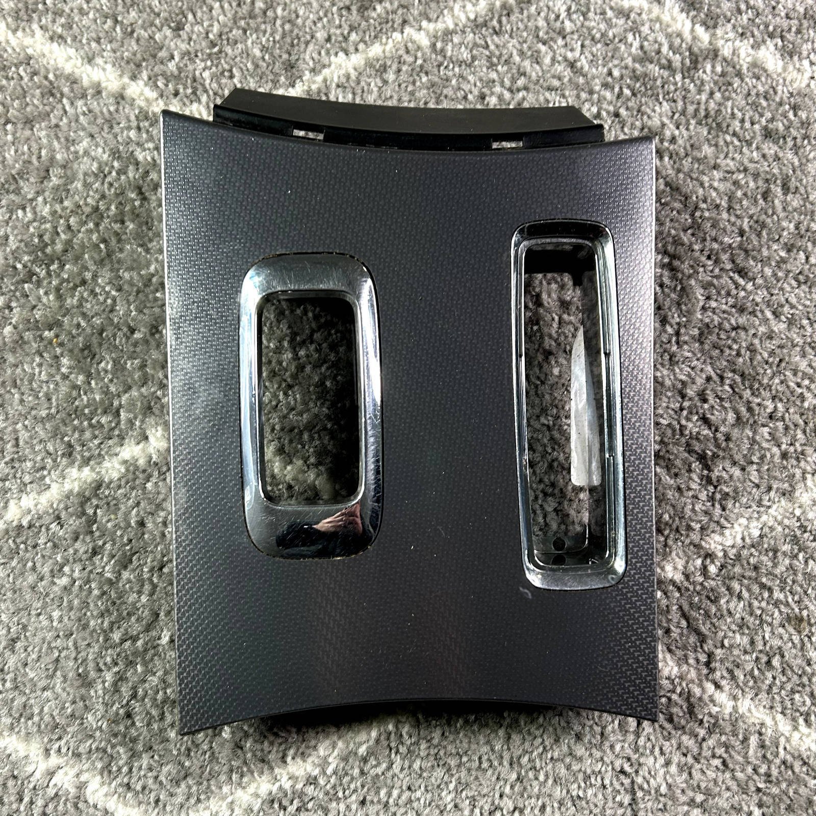 11-14 CHARGER Silver Carbon Automatic AT Shifter Trim Panel Bezel Surround OEM
