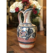 13 Vintage Tonala Pitcher Carafe Mexica