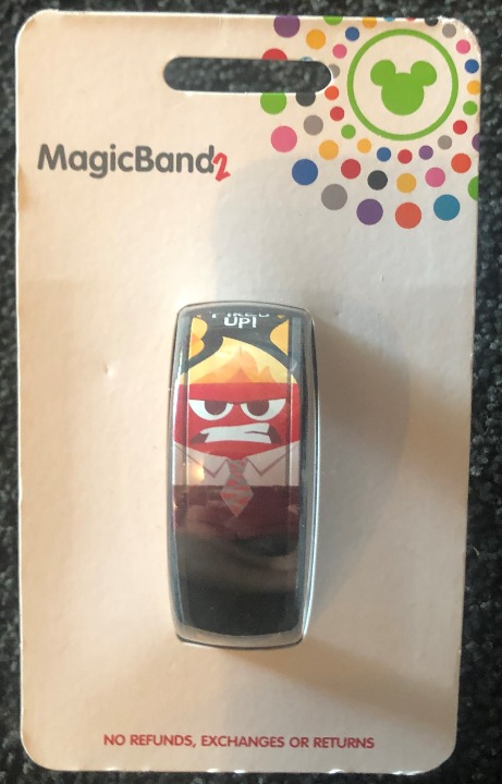 Disney World Inside Out Anger Magic Band 2.0 New Unlinked