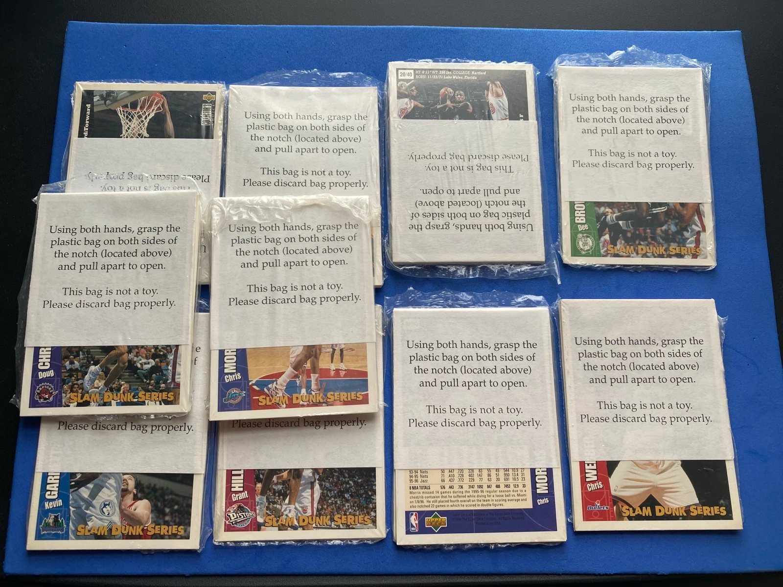 1996 Upper Deck Collector Choice Slam Dunk Series BB 240sealed packs 4 cards per