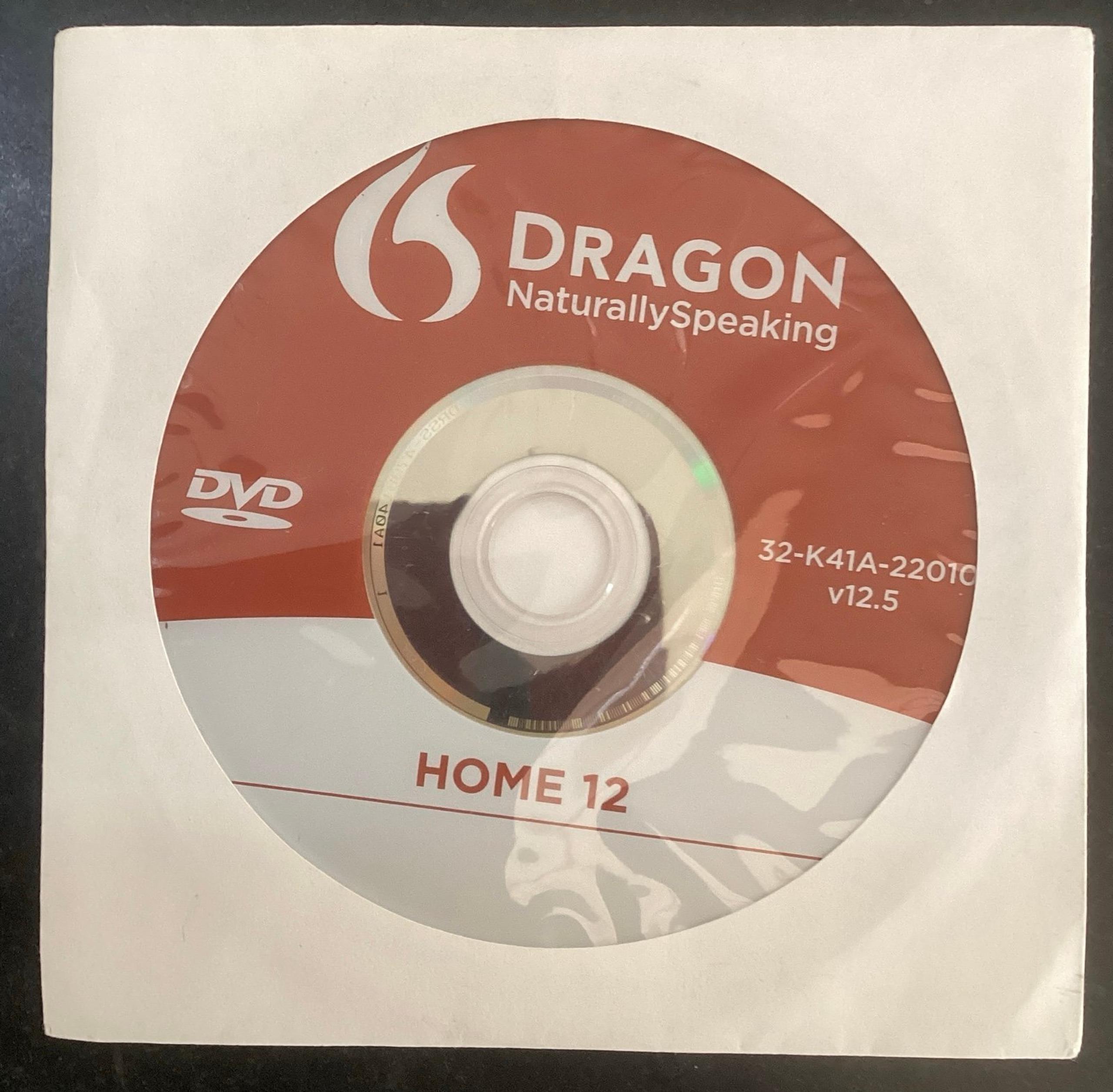 Dragon Speech Recognition Software by Nuance v. 12.5 Home