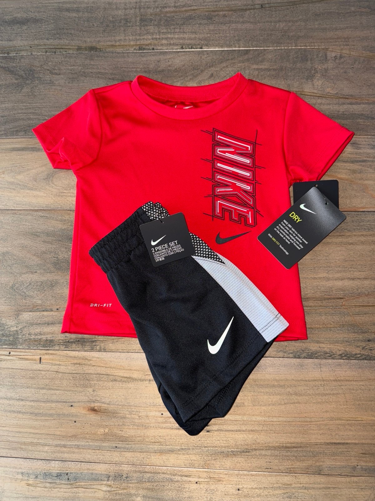 Nike shirt and shorts boys size 18 months