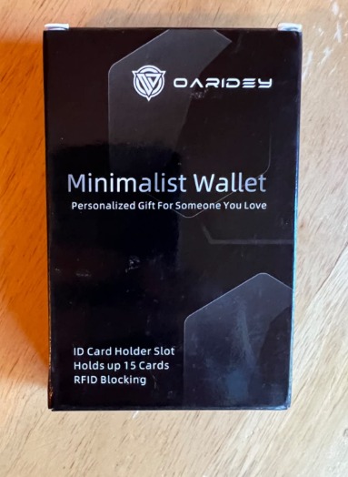Front Pocket Minimalist Leather Slim Wallet RFID Blocking Medium Size
