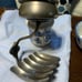 Antique bathroom lot blue + white