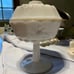 Antique bathroom lot blue + white