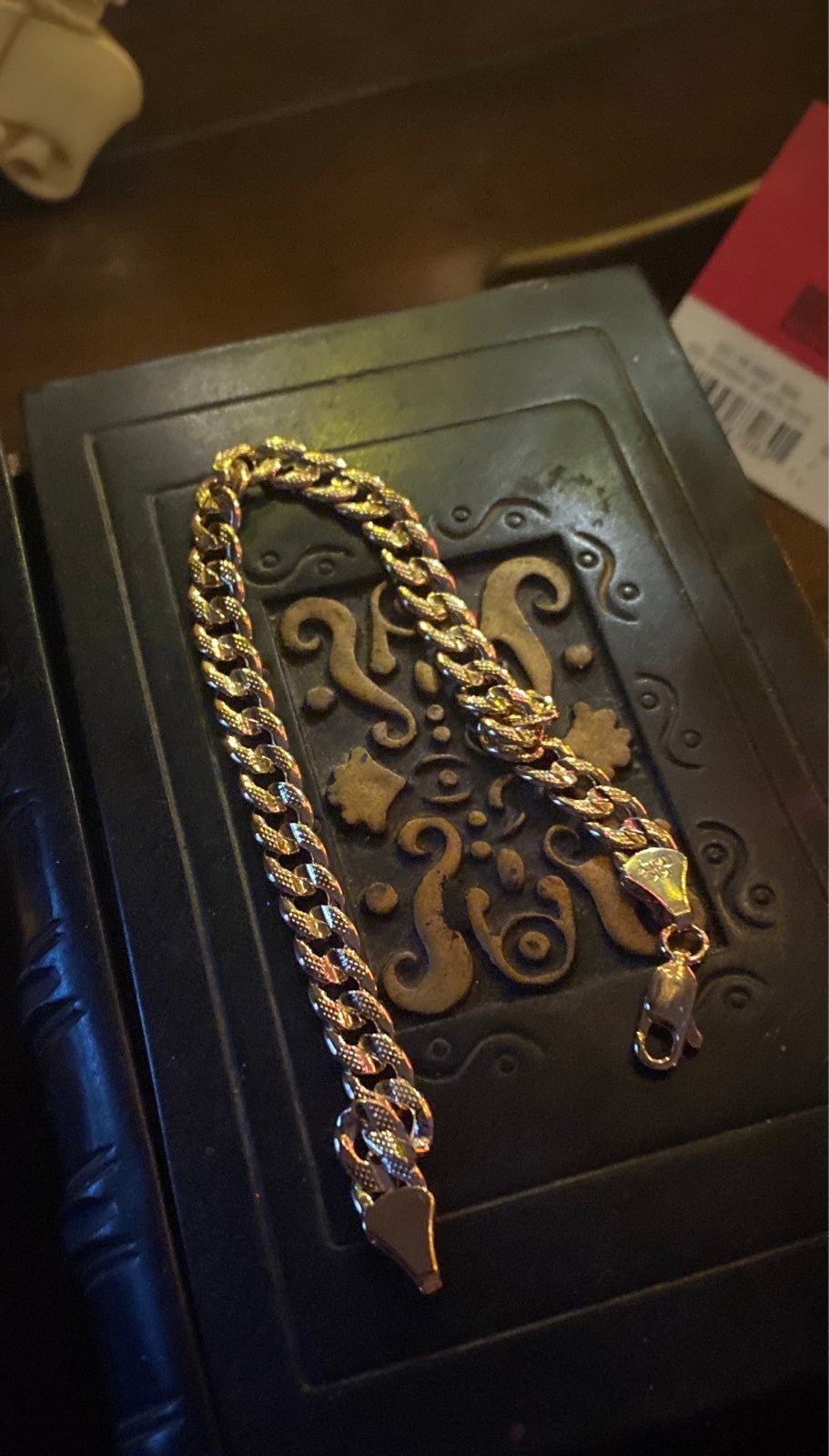 14K Gold 2.6mm Cuban Link Chain Bracelet New !!