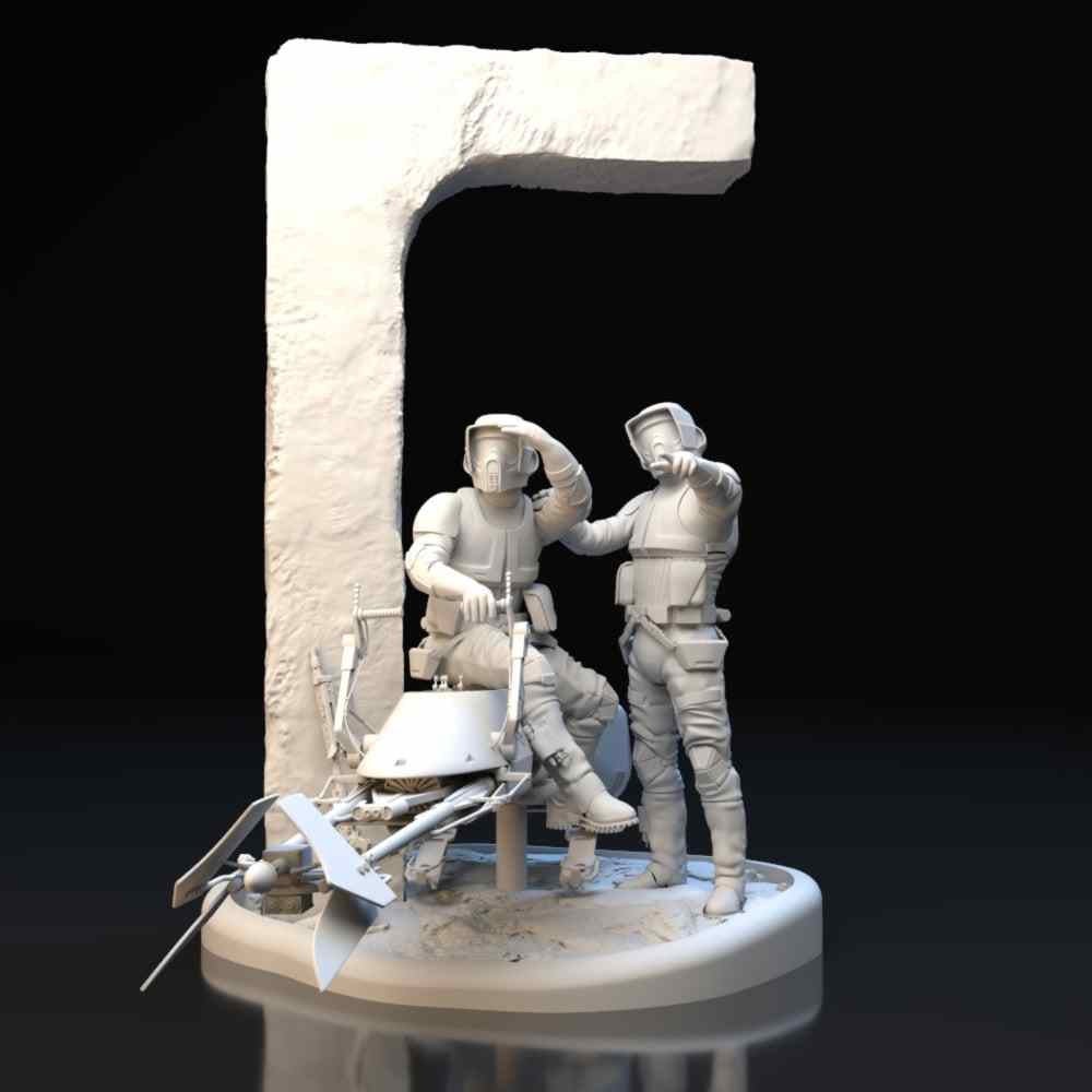 Star Wars – Scout Guards Diorama Statue