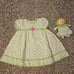 1997 Vintage Polka Dot Dress w Doll Purse (3T)