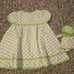 1997 Vintage Polka Dot Dress w Doll Purse (3T)