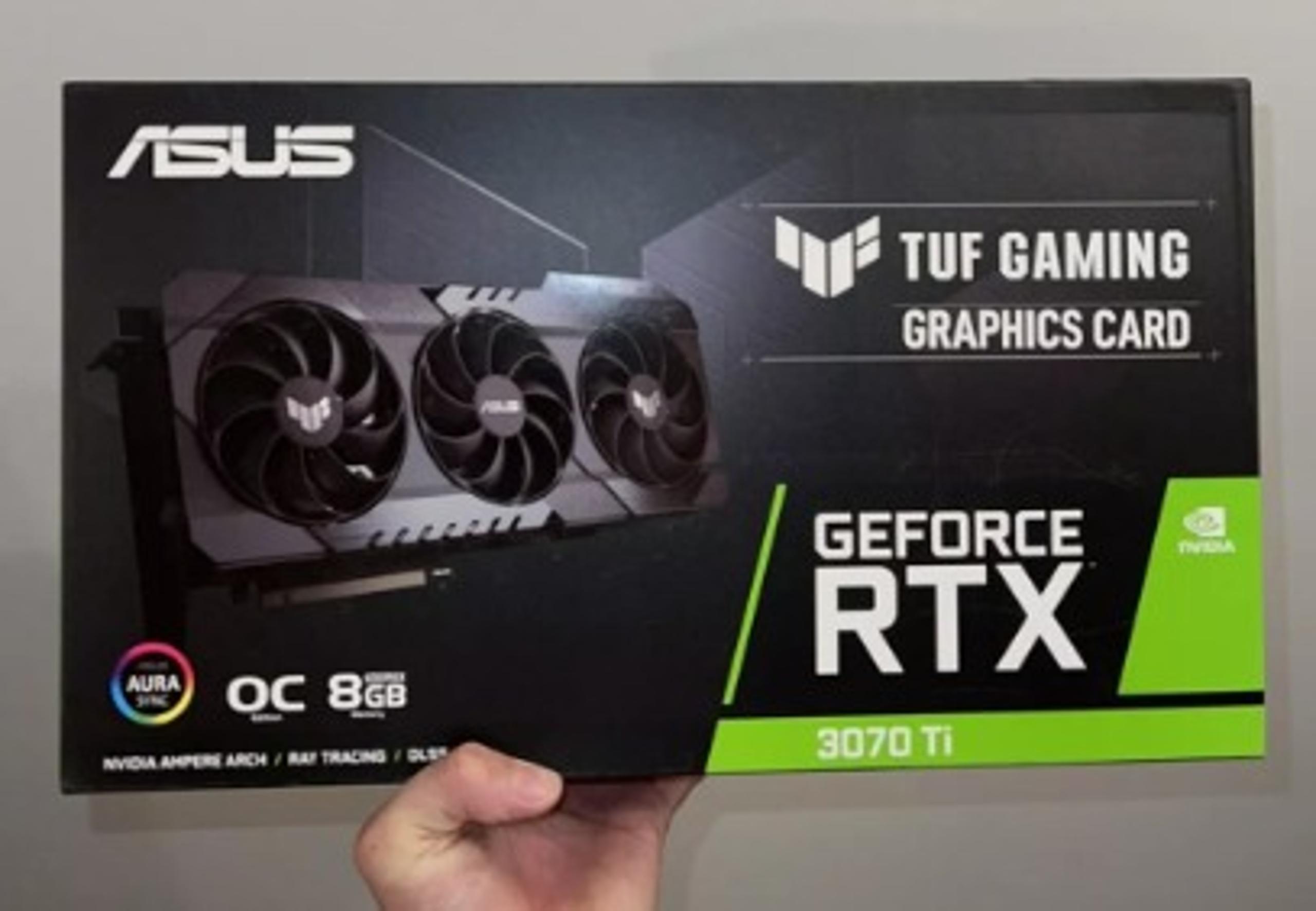 ASUS TUF Gaming GeForce RTX 3070 Ti OC 8GB GDDR6X Graphics Card
