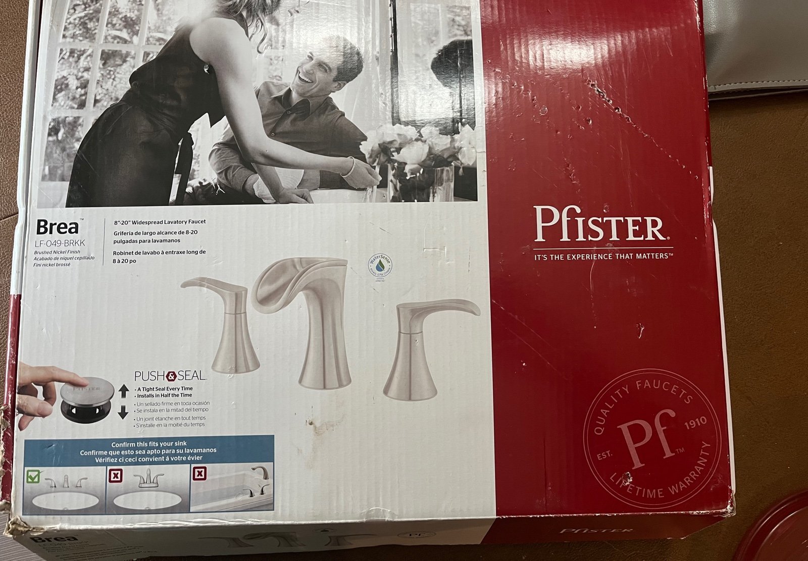 New Pfizer bathroom faucet