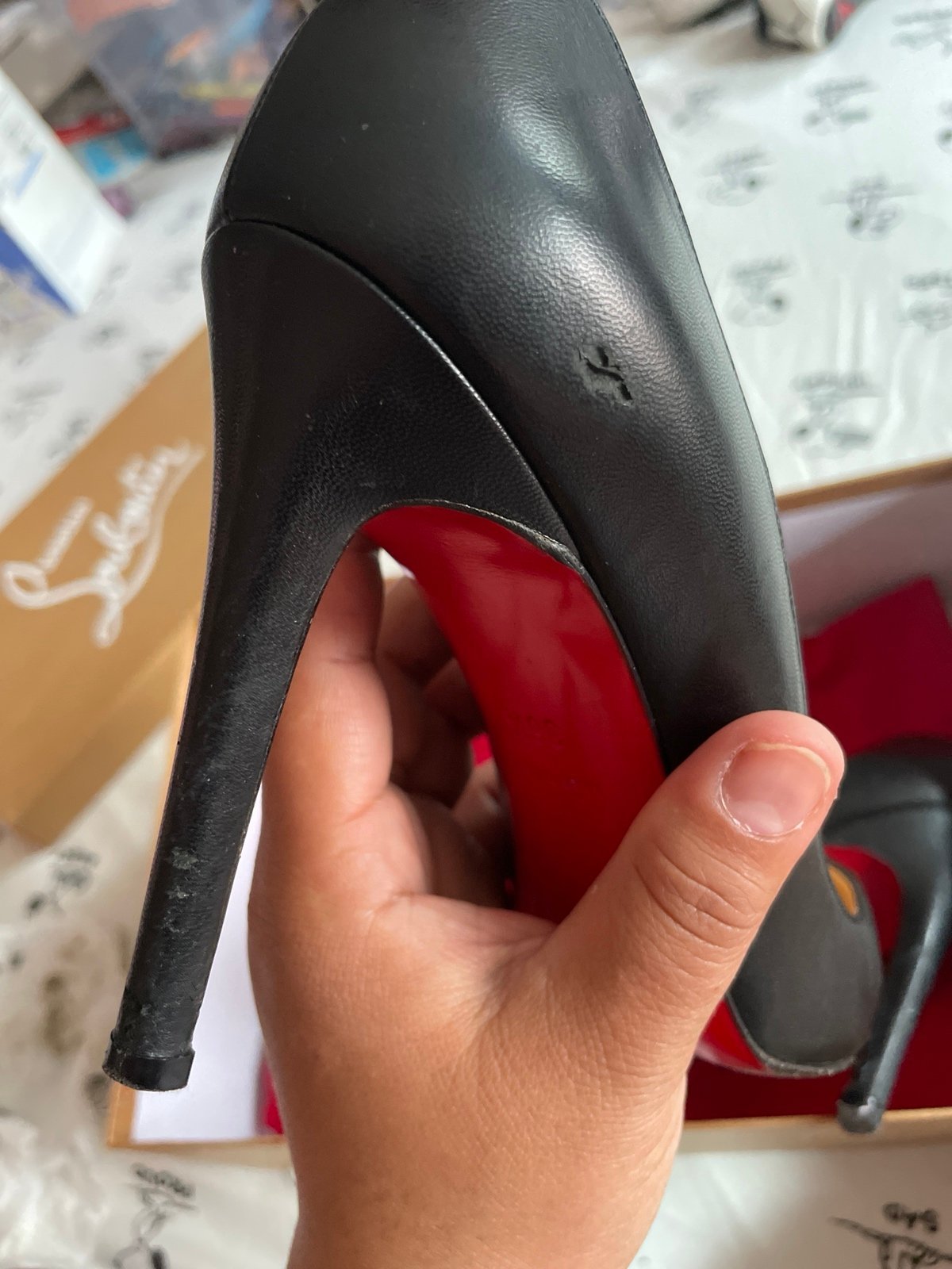 Christian Louboutin Pigalle black 36.5 Heels